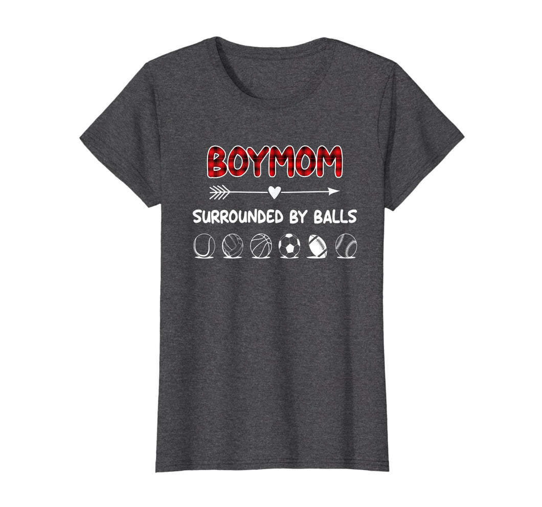 Boymom-Surrounded-By-Balls-Tshirt-Gift
