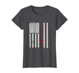 Funny shirts V-neck Tank top Hoodie sweatshirt usa uk au ca gifts for American Flag Patriotic Fishing Pole Outdoorsman T-Shirt 1820033