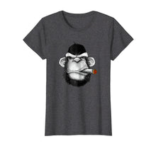 Load image into Gallery viewer, Funny shirts V-neck Tank top Hoodie sweatshirt usa uk au ca gifts for Monkey Cigar Gorilla Smoking Cigarette T-shirt 2929921
