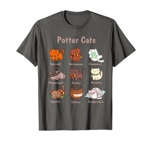 Potter Cats t-shirt, Funny Gifts For Cat Lovers T-shirt 189173