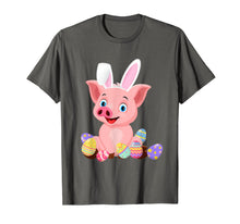 Load image into Gallery viewer, Funny shirts V-neck Tank top Hoodie sweatshirt usa uk au ca gifts for Pig With Bunny Rabbit Hat Easter Eggs T-Shirt Gifts 2729028
