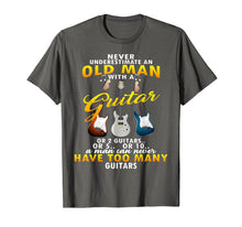 Load image into Gallery viewer, Funny shirts V-neck Tank top Hoodie sweatshirt usa uk au ca gifts for Never Underestimate An Old Man With A Guitar T Shirt 1594194
