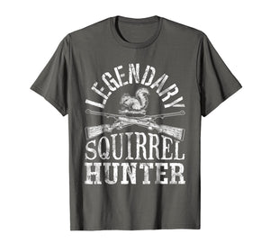 Funny shirts V-neck Tank top Hoodie sweatshirt usa uk au ca gifts for Legendary Squirrel Hunter T shirt Hunting Funny Vintage Gift 1926633
