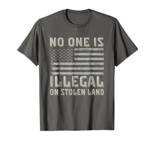 Funny shirts V-neck Tank top Hoodie sweatshirt usa uk au ca gifts for No One Is Illegal On Stolen Land T-shirt 1844866