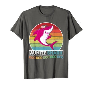 Funny shirts V-neck Tank top Hoodie sweatshirt usa uk au ca gifts for Retro Vintage Auntie Shark T-Shirt Gift Christmas 2052348