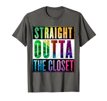 Load image into Gallery viewer, Funny shirts V-neck Tank top Hoodie sweatshirt usa uk au ca gifts for Straight Outta The Closet - Gay Pride LGBT T-Shirt 2047986
