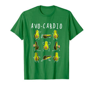 Funny shirts V-neck Tank top Hoodie sweatshirt usa uk au ca gifts for Avo-Cardio Avocado Cardio Funny Exercise Fruit Pun T Shirt 2000491