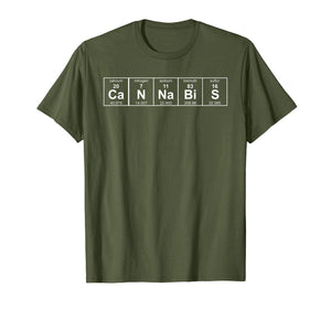Funny shirts V-neck Tank top Hoodie sweatshirt usa uk au ca gifts for Cannabis Periodic Table - Funny Pot Weed Marijuana T-shirt 1673785