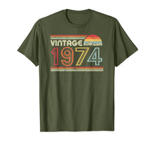 Load image into Gallery viewer, 1974 Vintage T Shirt, Birthday Gift Tee. Retro Style Shirt.
