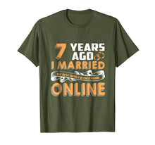 Load image into Gallery viewer, Anniversary Gift T-Shirt For 7 Years Marriage Couple Tee.

