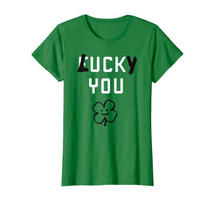 Funny shirts V-neck Tank top Hoodie sweatshirt usa uk au ca gifts for Lucky you fuck you funny patrick day t shirt 2003109
