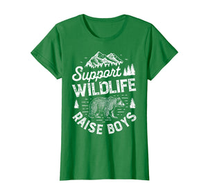 Funny shirts V-neck Tank top Hoodie sweatshirt usa uk au ca gifts for Support Wildlife Raise Boys Shirt Parents Mom Mother Father 243799