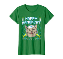 Load image into Gallery viewer, Funny shirts V-neck Tank top Hoodie sweatshirt usa uk au ca gifts for Happy Hanukcat T-Shirt Jewish Cat Ugly Christmas Sweater Tee 1845994
