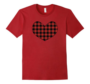 Funny shirts V-neck Tank top Hoodie sweatshirt usa uk au ca gifts for Valentine's Day Shirt, Buffalo Plaid Heart Shirt 1909006