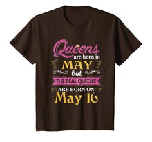Load image into Gallery viewer, Funny shirts V-neck Tank top Hoodie sweatshirt usa uk au ca gifts for Queens Are Born In May But The Real On May T-Shirt 16 2325986
