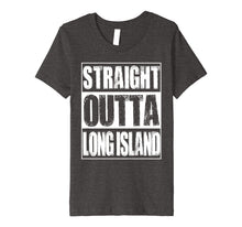 Load image into Gallery viewer, Funny shirts V-neck Tank top Hoodie sweatshirt usa uk au ca gifts for Vintage Straight Outta Long Island New York Gift T-Shirt 2003695
