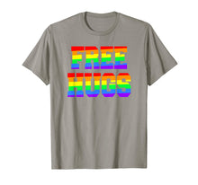 Load image into Gallery viewer, Funny shirts V-neck Tank top Hoodie sweatshirt usa uk au ca gifts for Give Love and Free Hugs. Gay Pride Rainbow Flag LGBT Shirt 2061104
