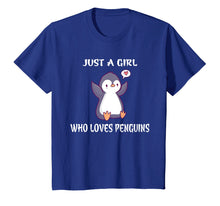 Load image into Gallery viewer, Funny shirts V-neck Tank top Hoodie sweatshirt usa uk au ca gifts for Just a Girl who loves Penguins T-Shirt Birthday Girl Gift 2407313
