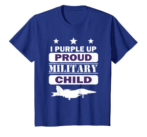 Funny shirts V-neck Tank top Hoodie sweatshirt usa uk au ca gifts for Purple Up For Military kids Month Of The Military Child Tee 2521341
