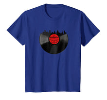 Load image into Gallery viewer, Baltimore Maryland Shirt Vintage Skyline Vinyl Record Tshirt
