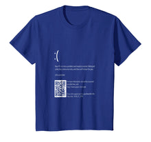 Load image into Gallery viewer, Blue Screen Of Death T-Shirt ;The Scariest Halloween Costume
