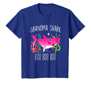 Funny shirts V-neck Tank top Hoodie sweatshirt usa uk au ca gifts for Cute Grandma Shark Doo Doo Doo T-shirt christmas gift ideas 793253