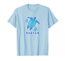 Load image into Gallery viewer, Funny shirts V-neck Tank top Hoodie sweatshirt usa uk au ca gifts for Roatan Honduras T-Shirt Sea Blue Tribal Turtle 2001904
