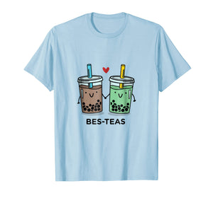 Bes-Teas - Besties Best Friends Bubble Tea Boba Cute T Shirt