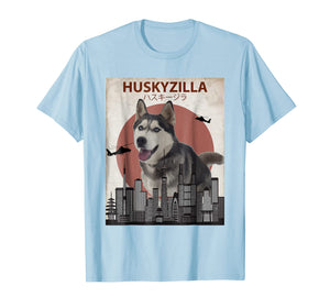 Funny shirts V-neck Tank top Hoodie sweatshirt usa uk au ca gifts for Huskyzilla Funny Siberian Husky T-Shirt | Dog Lovers Gift 1881055