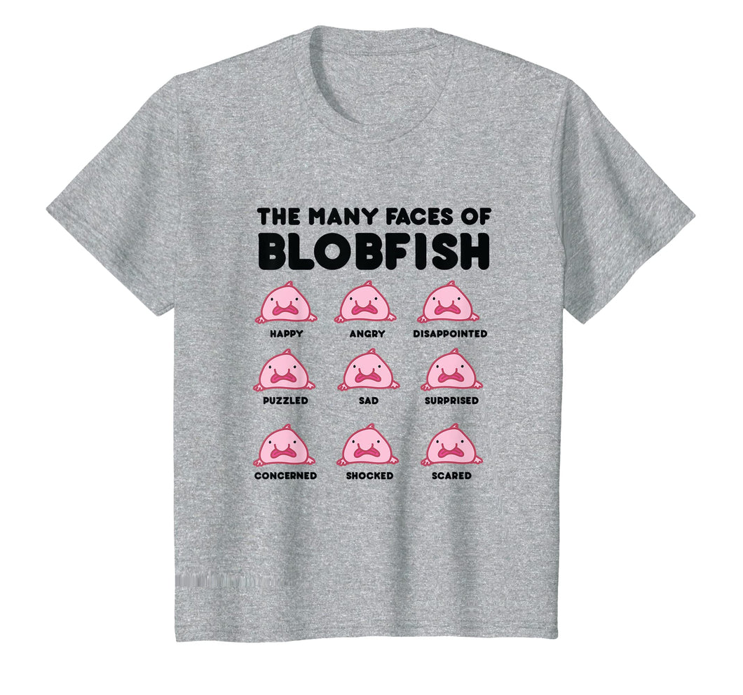 Funny shirts V-neck Tank top Hoodie sweatshirt usa uk au ca gifts for The Many Faces of Blobfish Shirt 1650483