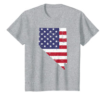 Load image into Gallery viewer, Funny shirts V-neck Tank top Hoodie sweatshirt usa uk au ca gifts for Nevada Map State American Flag Shirt 4th Of July Pride Tee 2468935
