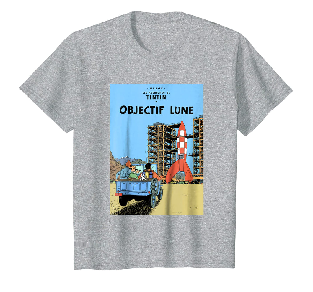 Funny shirts V-neck Tank top Hoodie sweatshirt usa uk au ca gifts for Tintin T Shirt Lune Poster 1101197