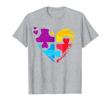 Load image into Gallery viewer, Funny shirts V-neck Tank top Hoodie sweatshirt usa uk au ca gifts for Puzzles piece of heart Love Autism Awareness t-shirt gift 2771894
