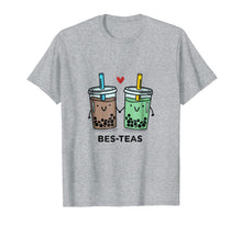 Load image into Gallery viewer, Bes-Teas - Besties Best Friends Bubble Tea Boba Cute T Shirt

