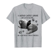 Load image into Gallery viewer, Funny shirts V-neck Tank top Hoodie sweatshirt usa uk au ca gifts for Nice Great Pyrenees Cat Tshirt 1346675
