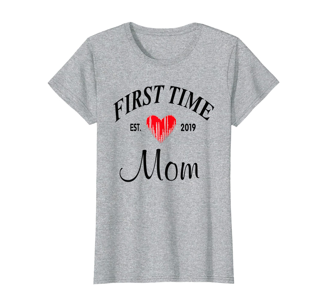 Funny shirts V-neck Tank top Hoodie sweatshirt usa uk au ca gifts for Womens First Time Mom Est. 2019 Shirt I Mother's Day Gift New Mommy 2318480